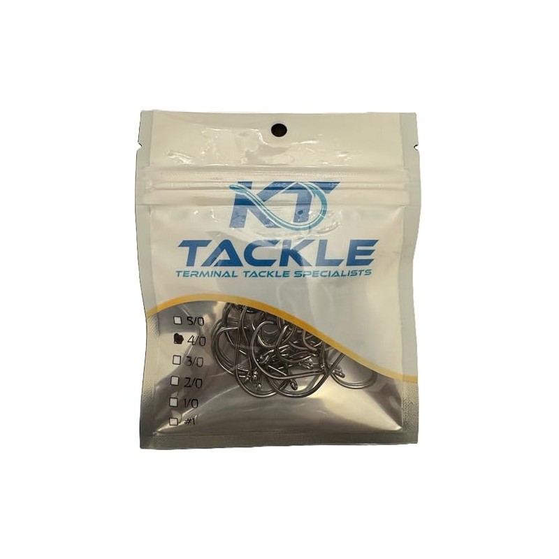Sea Fishing Circle Hooks 5 sizes 5/0, 4/0, 3/0, 2/0,