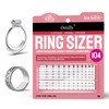 Silicone Ring Size Adjuster for Loose Rings, 104-Piece Invisible Ring