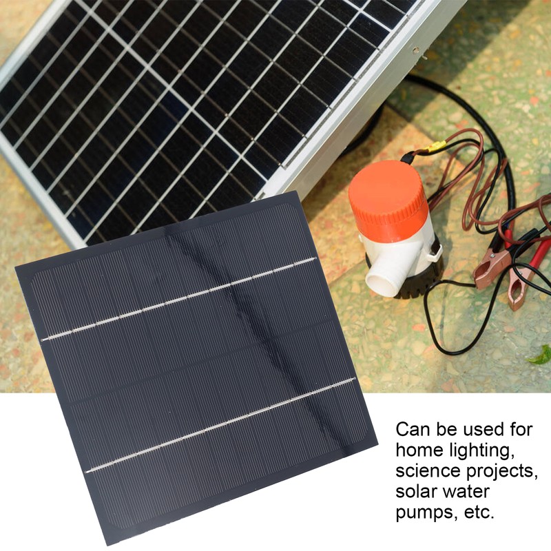 Solar Panel Waterproof 6W 12V DIY Solar Panel for Solar