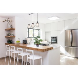 AlphaAcc 12" Faux Monstera Plant Tropical Greenery Small Fake Deliciosa Plants in Black Rustic Pot for Bathroom Kitchen Livingroom Nightstand Office Artificial Plants Decor