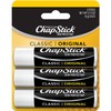 ChapStick Bulk Lip Balm, Classic Original 3-Pack – Moisturizing Lip