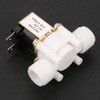 DC12V N/C Normally Closed Water Solenoid Valve G1/2-Inch Plastic Electrical