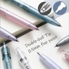 Archic Retractable Black Gel Ink Rotary Ballpoint Pens Pack of