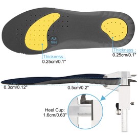 Endoto Insoles for Blundstone Men's and Women's Shoes, Classic Footbed Insoles Replacement for Comfort and Shock Absorption Insoles Inserts (Size 44-46 EU)