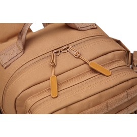 FLWVOG - Mochila pequeña de 9L para hombres y mujeres, mochila pequeña para gimnasio, senderismo, viajes, deportes, correr, A07-verde, Pequeño, Mini mochila táctica