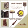 Swpeet 50Pcs Abrasive Sanding Flap Wheel Assortmen Kit, 80 Grit