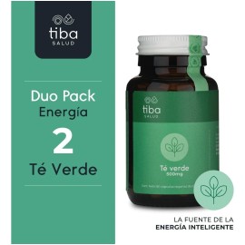 Duo Pack Energía Té Verde 120 Cápsulas | Tiba Salud Sabor Natural
