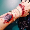 6 types of wound tattoo stickers, 10 Halloween cosplays