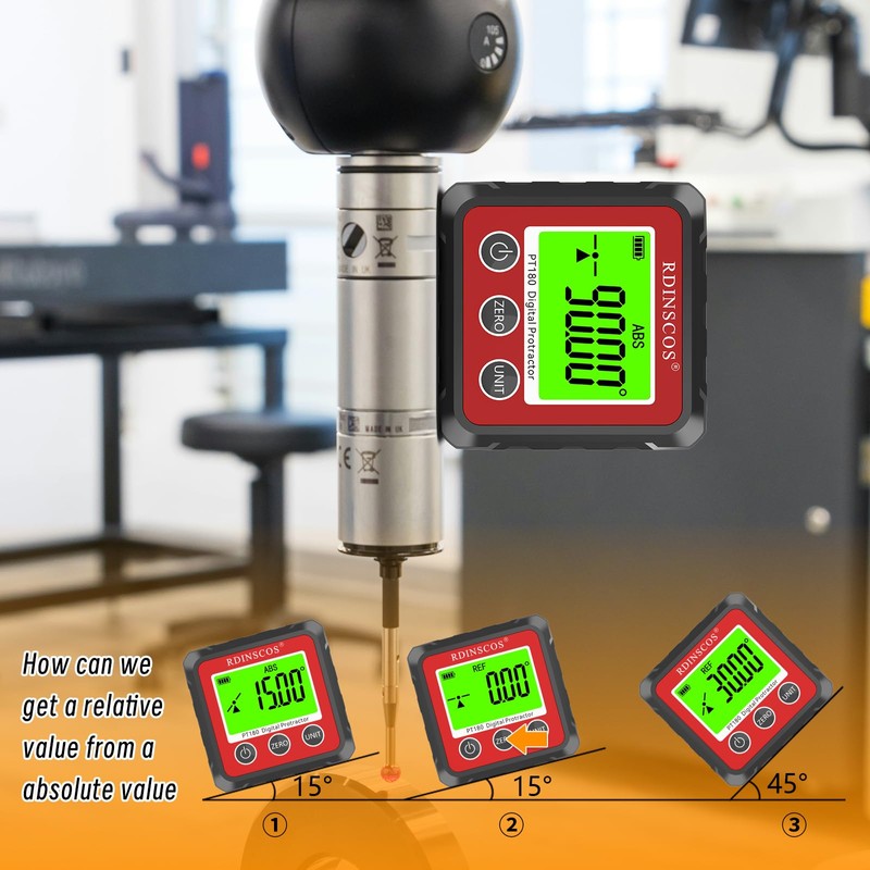 Digital Angle Gauge Level Box Protractor Digital Inclinometer Angle Finder