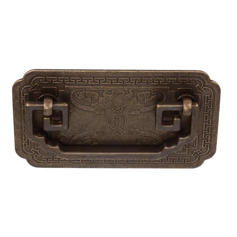 Antique Drawer Handle Tetragonal Bat Handle Antique Chinese Retro Style