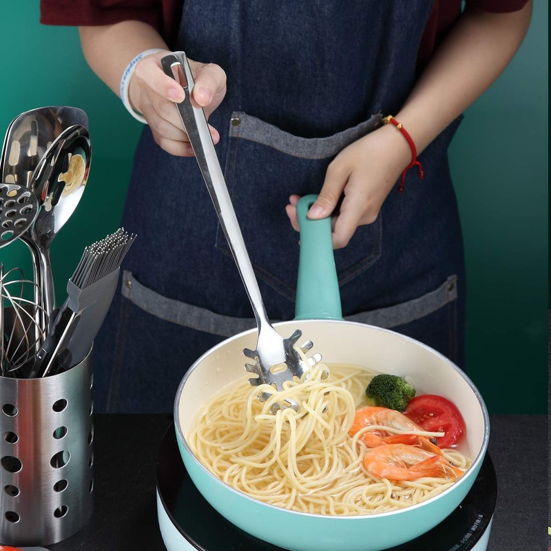 Spaghetti Spoon, Berglander Pasta Server, Stainless Steel Pasta Spoon, Pasta
