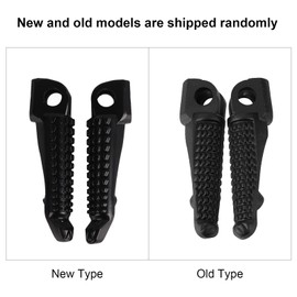 Motorcycle Aluminium Foot Pegs Front for ZX-6R, ZX-7R, ZX-9R, ZX-10R, ZX-12R, Z1000 | EVGATSAUTO 1 Pair | High Quality Foot Pegs | Easy Installation | Comfort & Safety