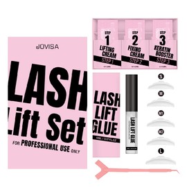 JOVISA NEW Upgraded Lash Lift Kit easy for Professional and Beginner Use, with Safe Effective Long-Lasting Lift for Perfectly Curled Lashes