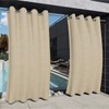 Clothink Outdoor Curtain Weatherproof Wind Protection - 132 x 245