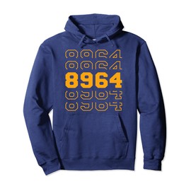 Orange Stacked 8964 Self-Defense Protection Pullover Hoodie