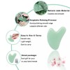 Ditind Gua Sha, Guasha Tool for Face, Natural Jade Stone