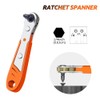 ieron 3 Pack Mini Ratchet Wrench, Right Angle Phillips 36