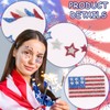4th of July Face Gems, Fourth of July Celebration Face