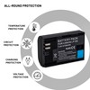 3-Pack LP-E6 LP-E6N Battery with Triple Charger for Canon EOS