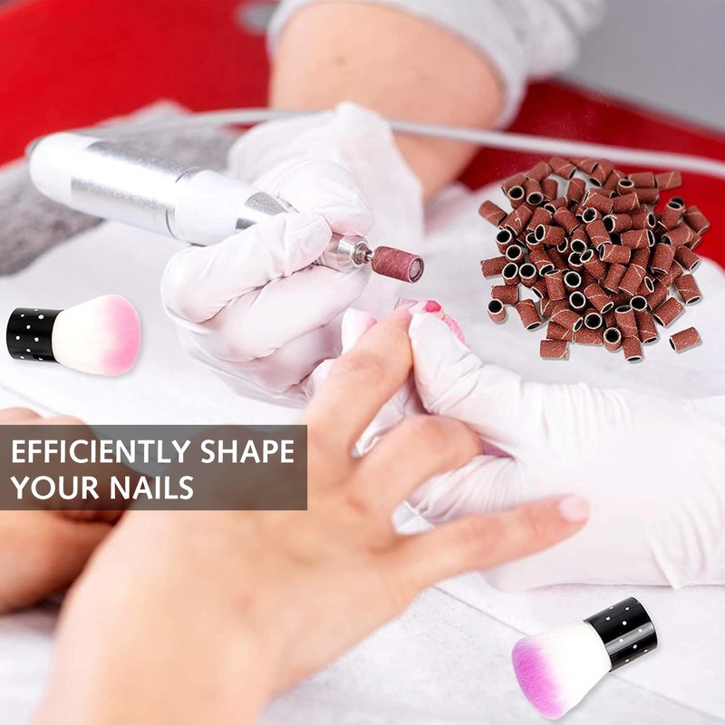 Sanding Bands for Nail Drill, 200 Pcs Nail Sanding Bands