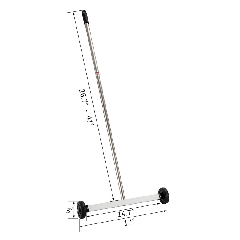 HARDK Magnet Pickup Sweeper Tools - 17 inch - Magnetic