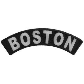 Boston Patch - 4x1 inch. Embroidered Iron on Patch (P3605)