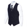 Gioberti - Chaleco de 5 botones para hombre, mezcla de