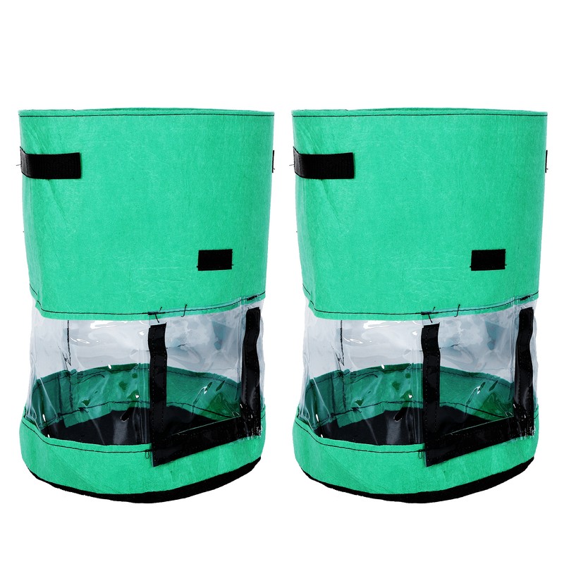 2PCS 10 Gallon Potato Plant Grow Bag Breathable Non Woven