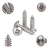 Drenky 100pcs M4 Stainless Steel Self Tapping Screws Phillips Pan