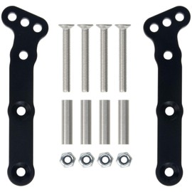 HobbyMarking Aluminum Front Shock Plate/Damper Tower for Tamiya ORV Chassis The Frog Subaru Brat RC Off-Road Car Option Parts