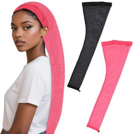 DADERXY 2PCS Hairweave Sleeve for Locs with Drawstring, Haircare Loc Sleeve for Dreadlocks Women