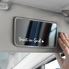 3X Trust in God Rearview Mirror Decal, Vanity Mirror Stickers,