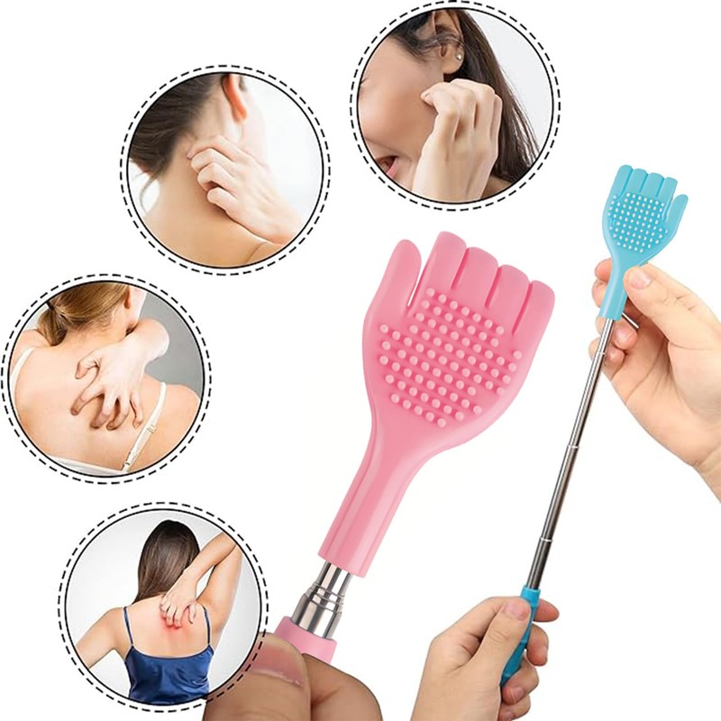 DOKLY Back Scratcher, 2 Pcs Scratch Itching Rake, Back Massager,