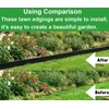 98Ft 3IN Landscape Edging,Garden Edging Border Kit with 150pcs Metal