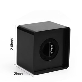 CaTeFo Mic Flag with Foam Kit for Rode Interview Go StarRig Handle Microphone Flag with Replacement Foam Cover Windscreen, one Flag and one Foam Kit