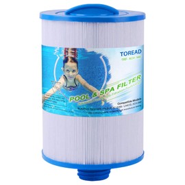 TOREAD Replacement for Spa Filter Unicel 6CH-940, Pleatco PWW50P3 (Not PWW50P4), Filbur FC-0359, Waterway Front Access Skimmer 50 SF, 817-0050, 25252, 03FIL1400, Screw in SAE Thread Filter, 1 Pack