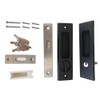 CCJH Privacy Pocket Door Lock Hardware with Key, Pocket Door