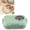 Thermal Lunch Box 1100ml Double Layer 3 Grid Design 304