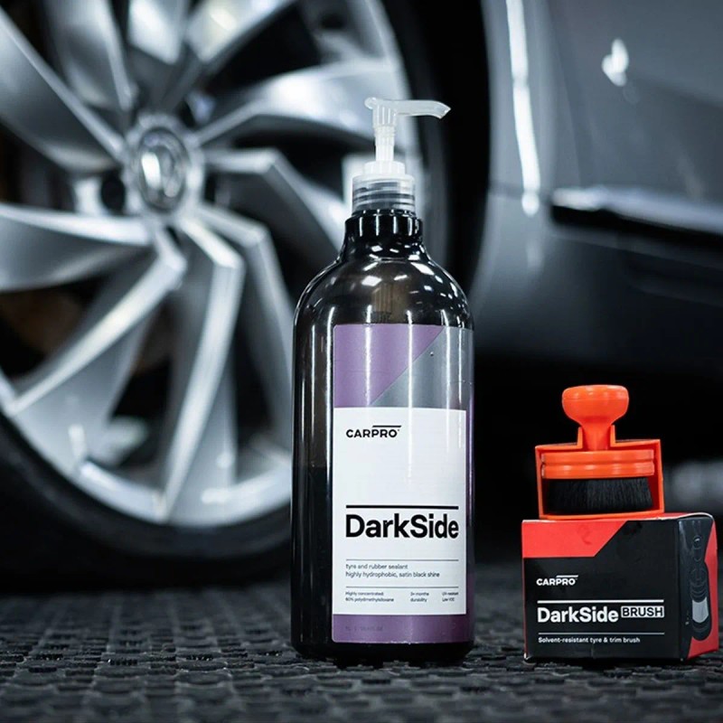Darkside Alto Brillo Llanta Goma Larga Duracion 500 Ml Negro