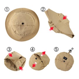 Unisex Summer Bucket Hat Wide Brim Fishing Hat Adjustable Sun Hat UPF 50+ Sun UV Protection Hat Foldable Fisherman Hat Beach Hat Safari Hat Outdoor Cap for Men Women Traveling Hunting Hiking Camping