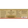 Solgar Vitamin D3 (Cholecalciferol) 600 IU (15 µg) Vegetable Capsules