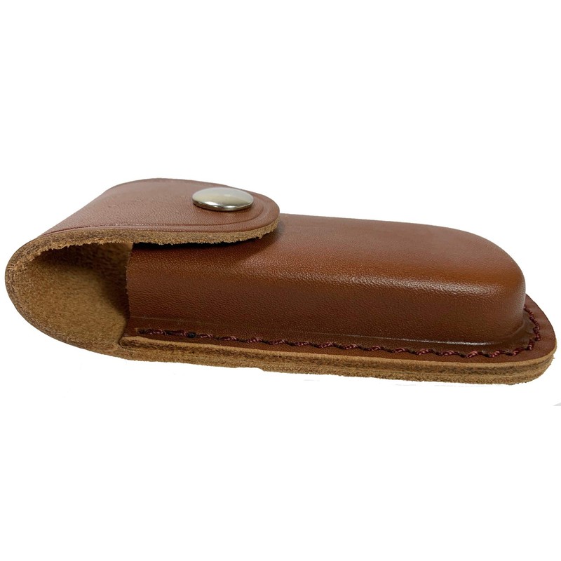 TUFF LUV Genuine Chunky Leather Tan Case Sheath Pouch [Compatible