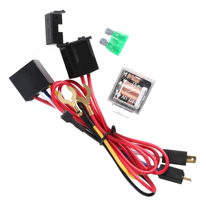 Cenzhiwen Air Horn Wiring Harness and Relay, Button kit Compatible