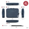 Sanwa Direct 200-BAGIN012/013/024 Travel Pouch, Gadget Pouch, Storage Pouch, Large