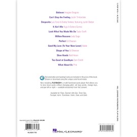 Hal Leonard Instrumental Play-Along : 12 Pop Hits Alto Saxophone (Book/Online Audio)