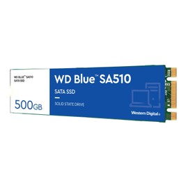 Western Digital Internal SSD 500GB WD Blue SA510 M.2-2280 SATA WDS500G3B0B-EC