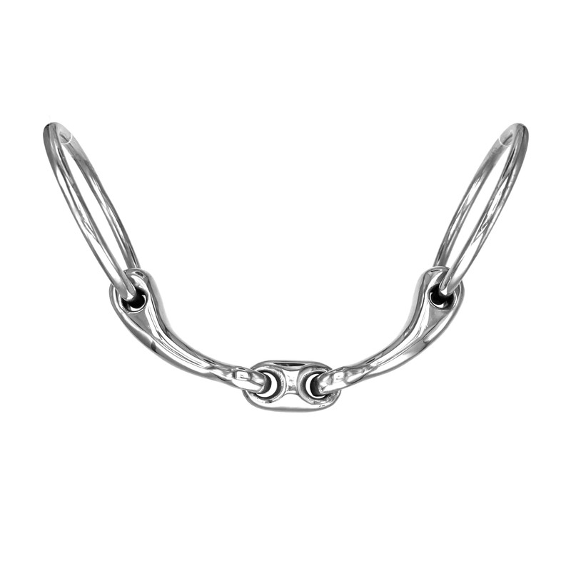 Equine Smile ES0079 ErgoBit Water Snaffle Bit Double Broken Anatomically