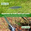 Hehoroo Yard Drain Emitter, Angled Slope Drainage Pipe, Angled Drain