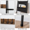 HOOBRO Blanket Ladder, 5 Tier Towel Rack, 17.3" L x