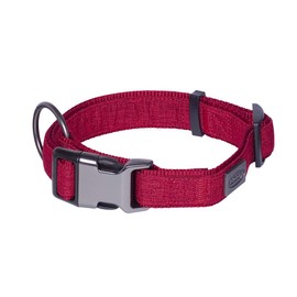 Nobby Linen Deluxe Dog Collar Length 23-30 cm Width 16 mm Red